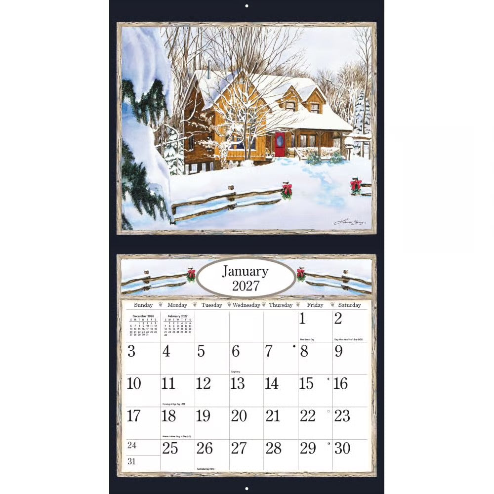Lang 2027 Calendar - Country Welcome