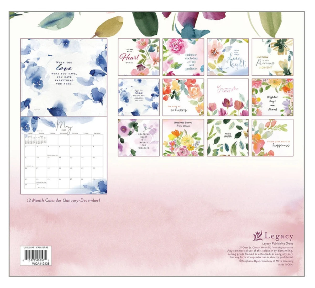 Legacy 2027 Calendar - Gratitude