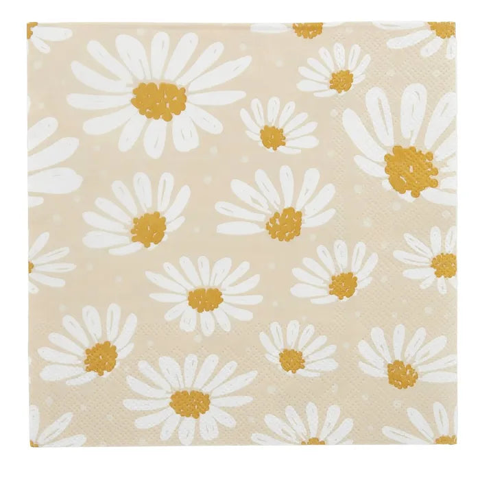 Daisy Nude Napkin (20 Pack)