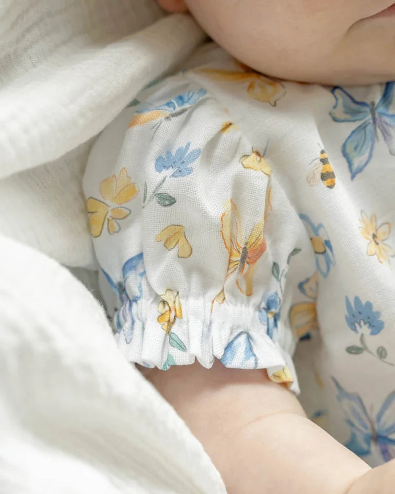 Libby Short Sleeve Butterfly Romper