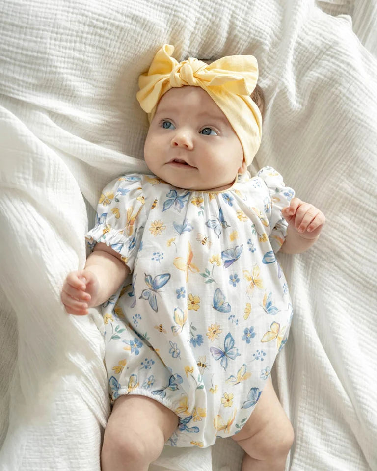 Libby Short Sleeve Butterfly Romper