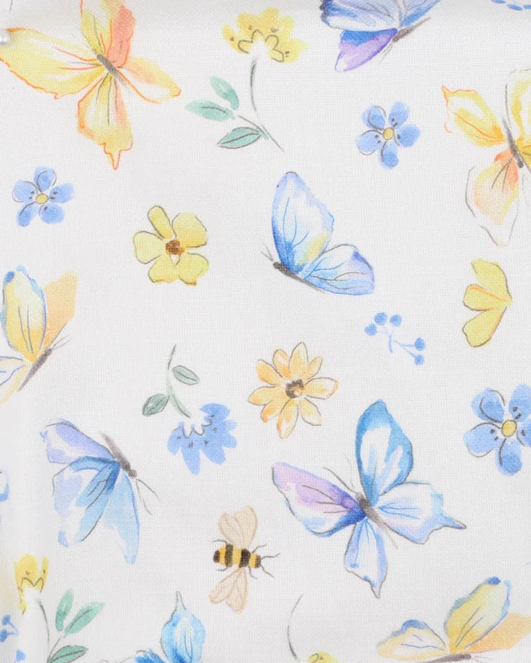 Libby Short Sleeve Butterfly Romper