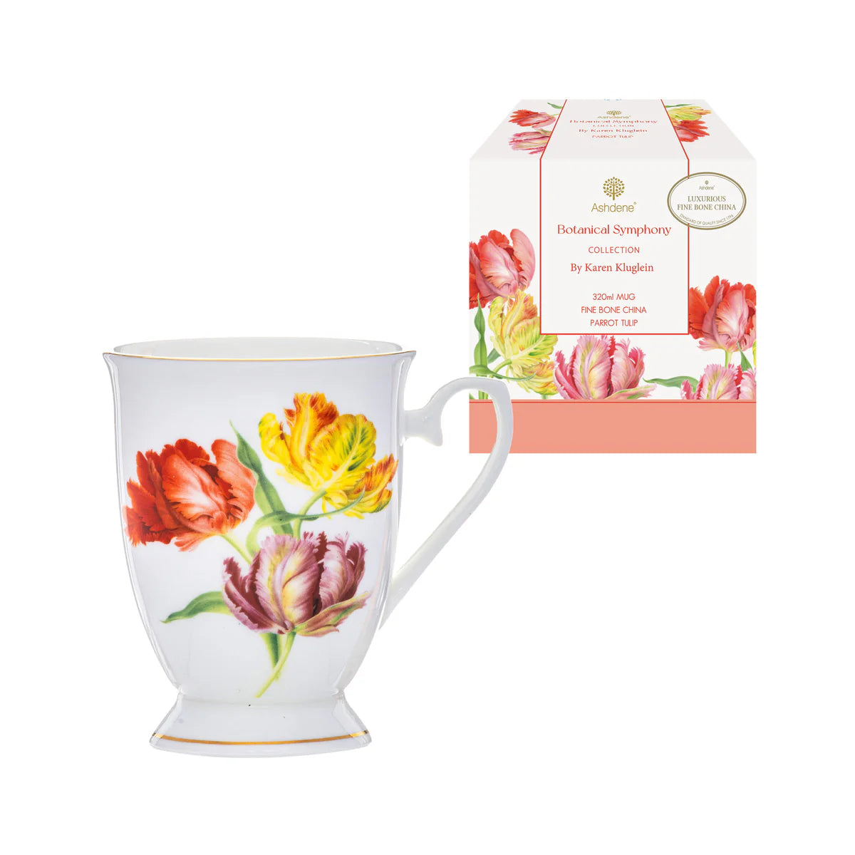Botanical Symphony - Parrot Tulip Mug