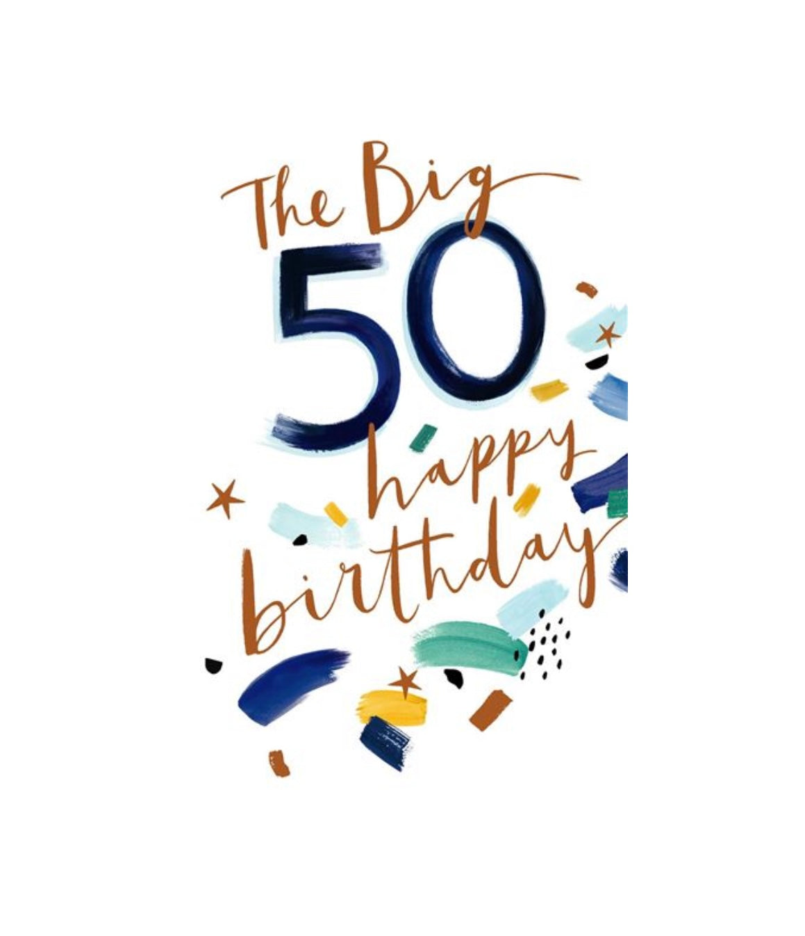 Card - The Big 50 Happy Birthday