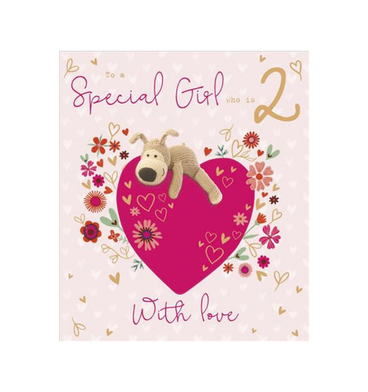 Card - To a Special Girl who is 2 (Boofle)