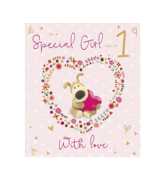 Card - To a Special Girl who is 1 (Boofle)