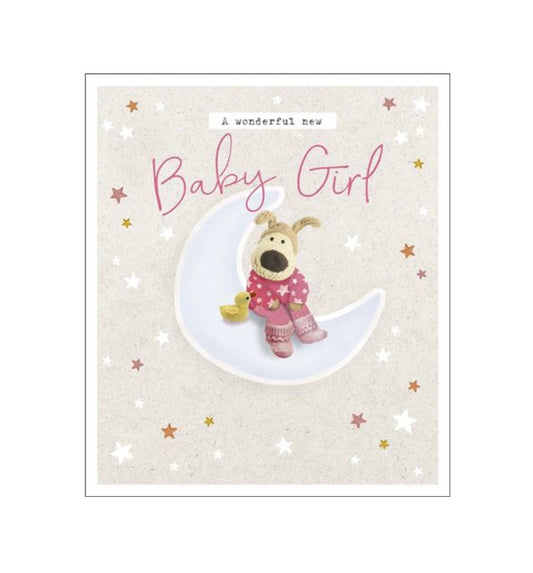 Card - A Wonderful New Baby Girl (Boofle)