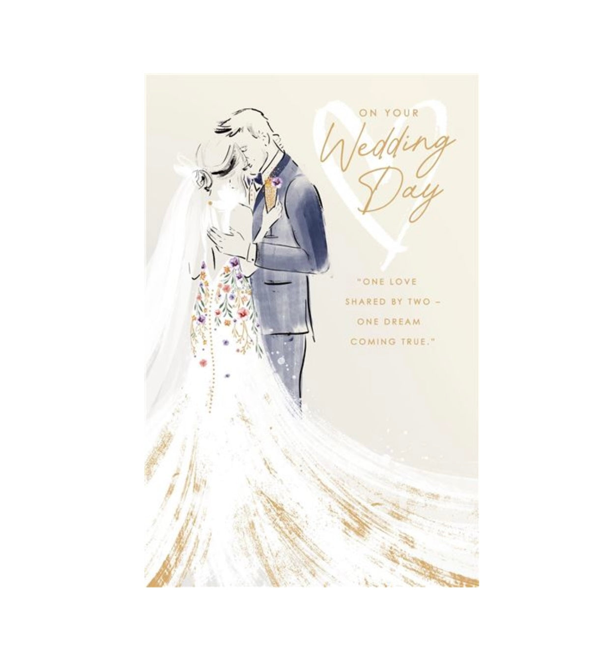 Card - On Your Wedding Day (Bride & Groom)