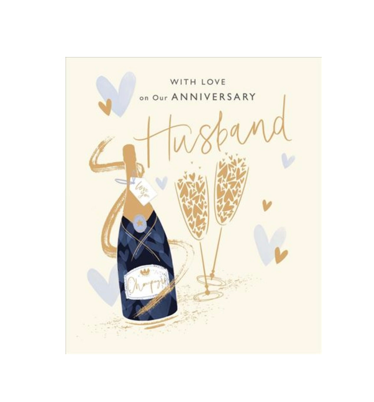 Card - With Love on Our Anniversary, Husband