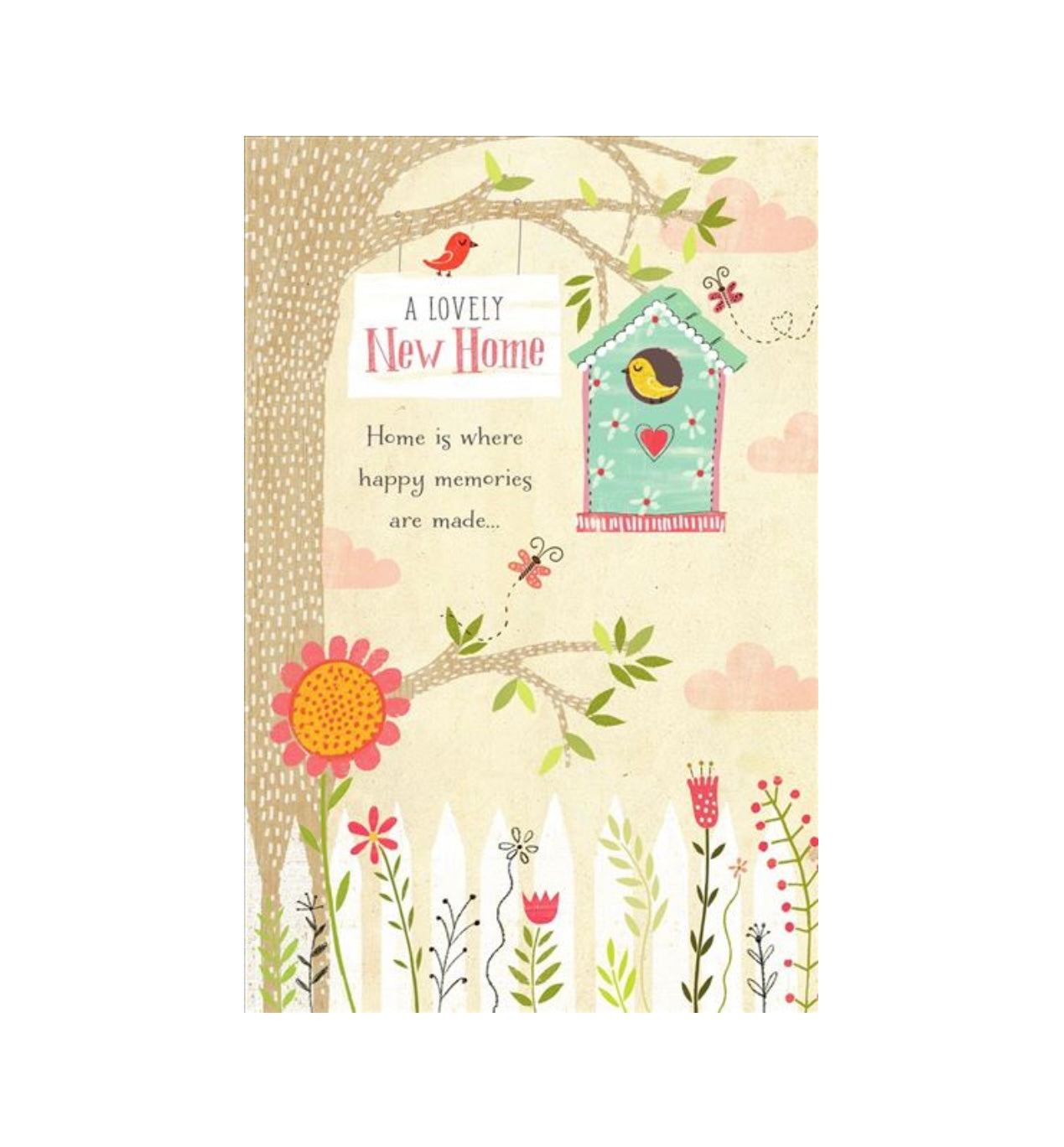 Card - A Lovely New Home (Birdhouse)