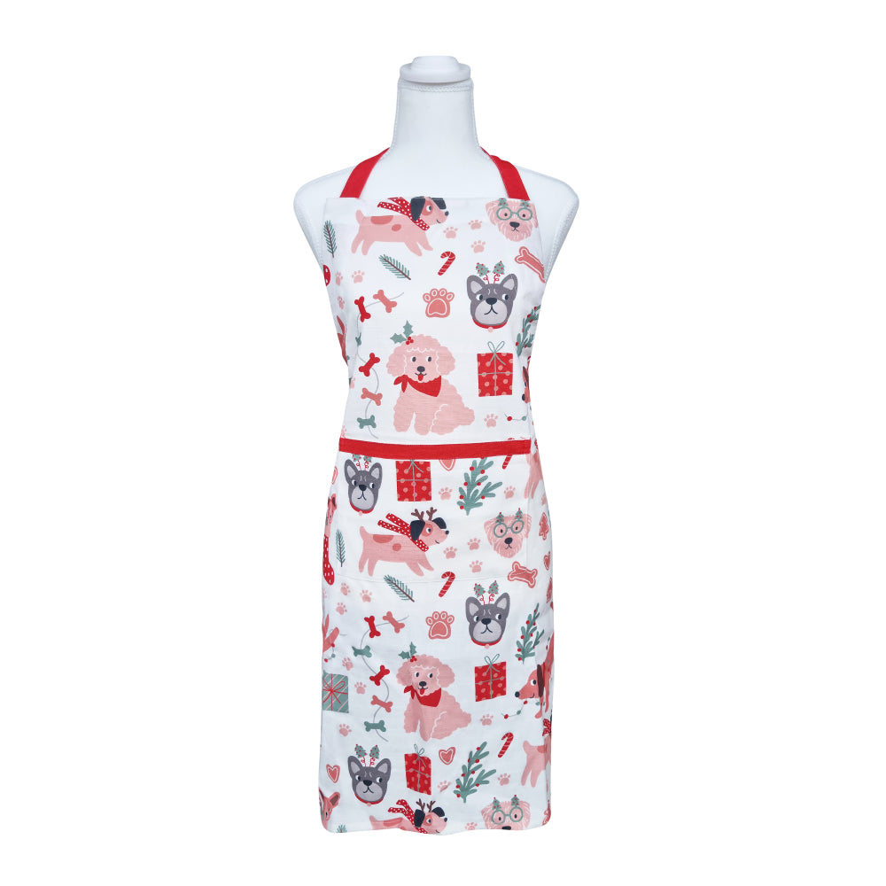 Christmas Dogs Apron