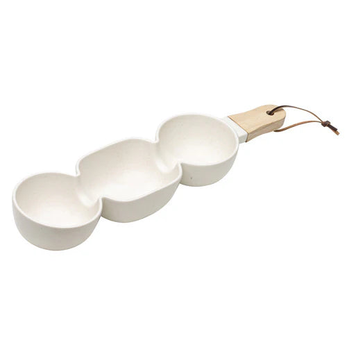 Elements 3 Part White Serve Stick