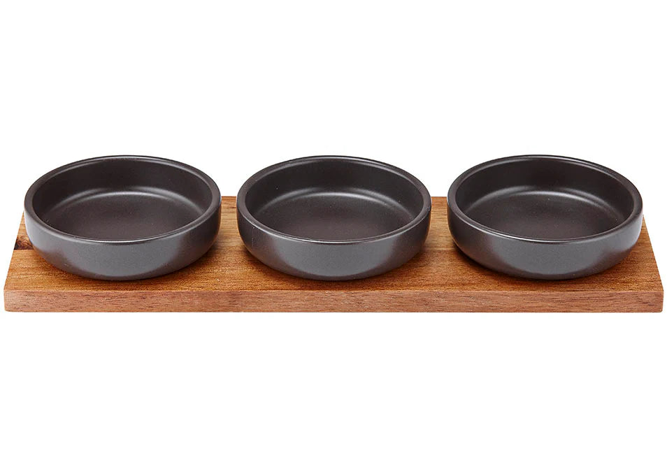 Host Charcoal Bowl and Tray Set