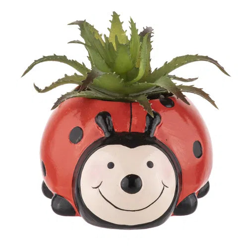 Plants Gone Wild Planter Pot - Ladybug