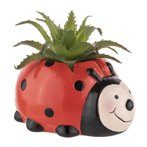 Plants Gone Wild Planter Pot - Ladybug