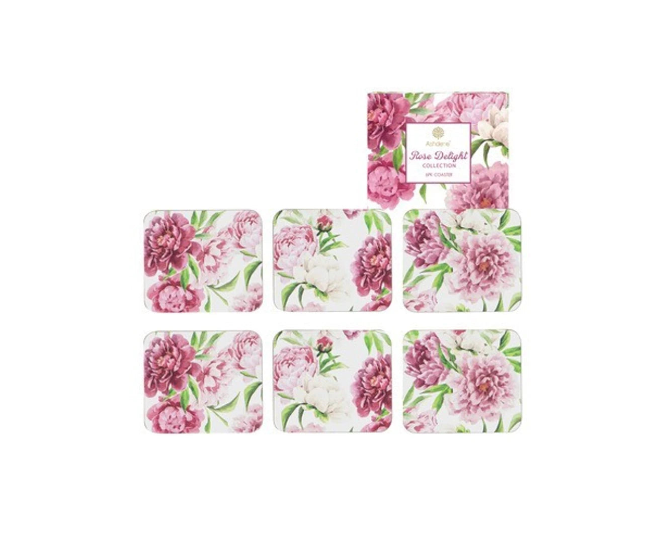 Rose Delight - Coaster 6PK