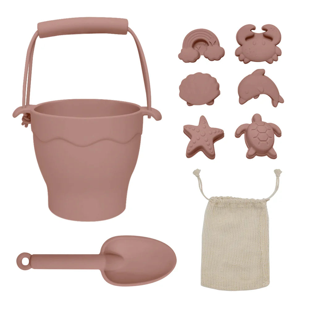 Silicone Rose Bucket & Spade Set