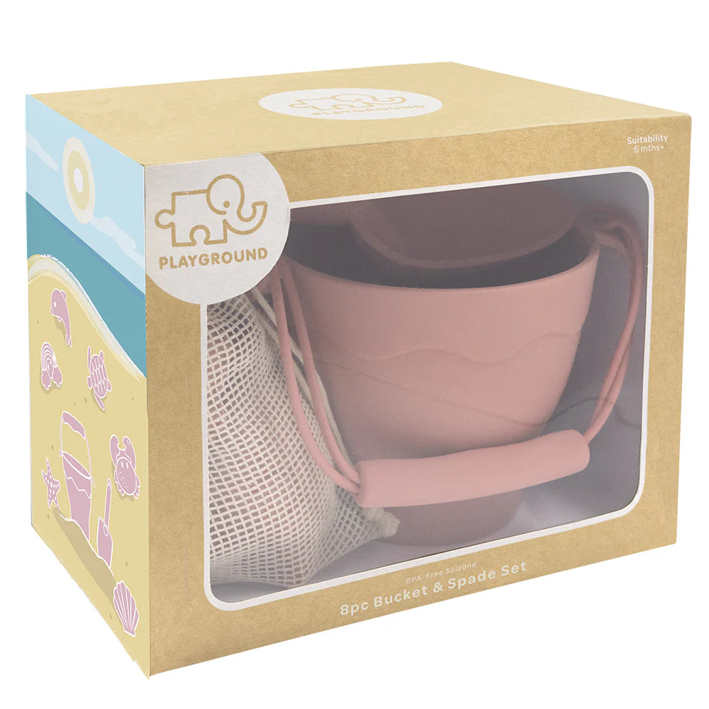Silicone Rose Bucket & Spade Set