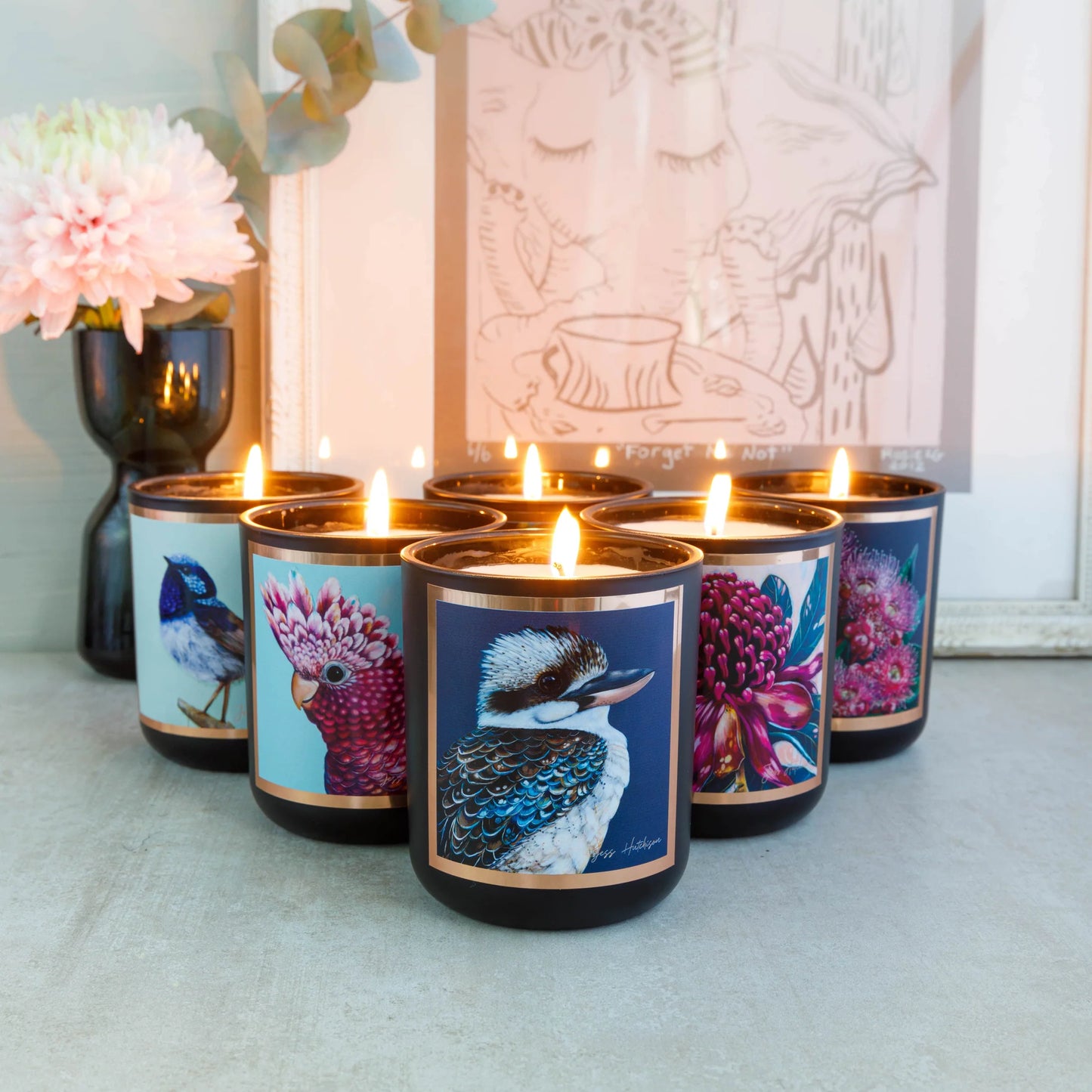 Aroma Pot Candle - Wild Bush Berries (Flowering Gum)