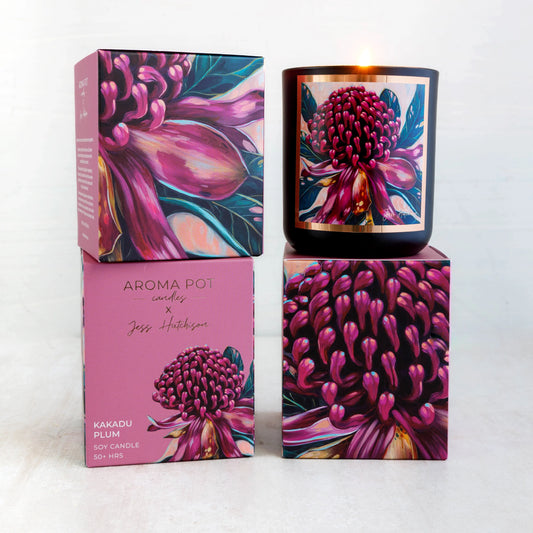 Aroma Pot Candle - Kakadu Plum (Waratah)