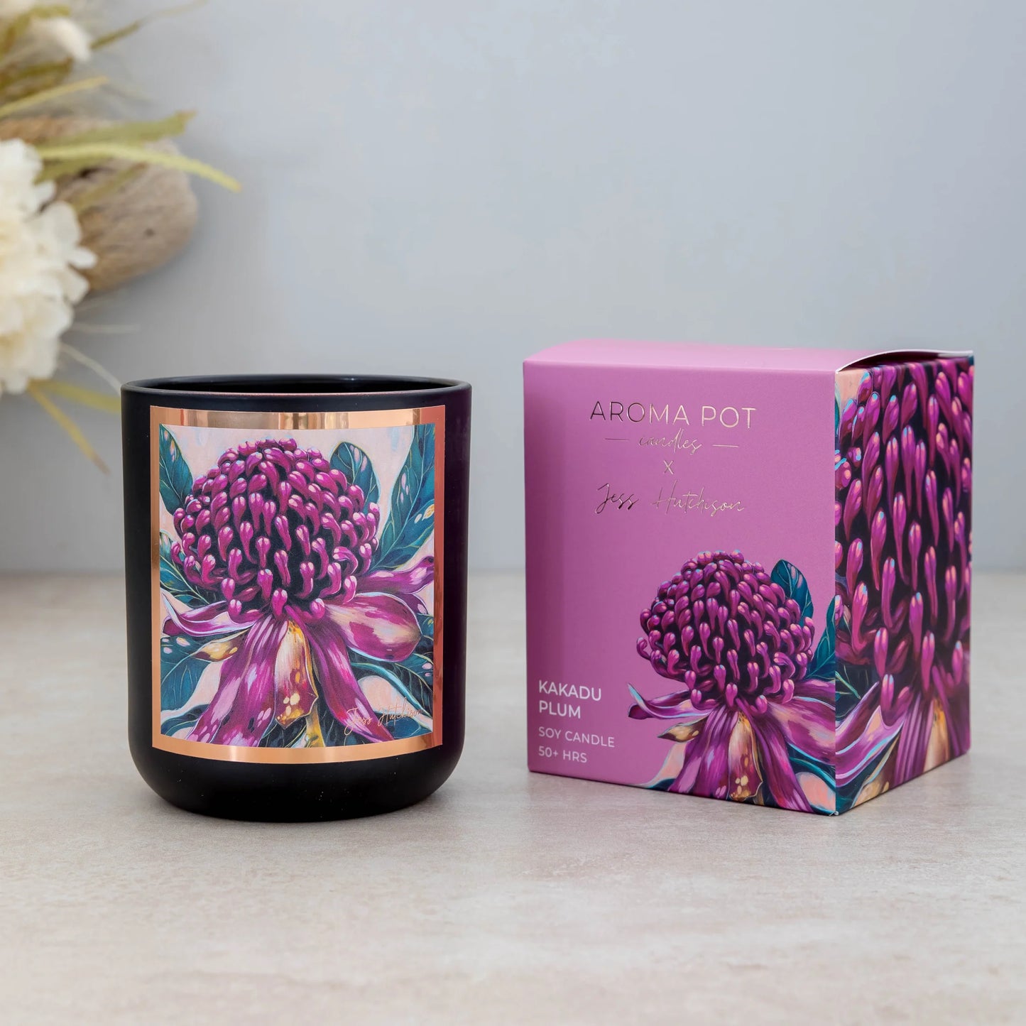 Aroma Pot Candle - Kakadu Plum (Waratah)