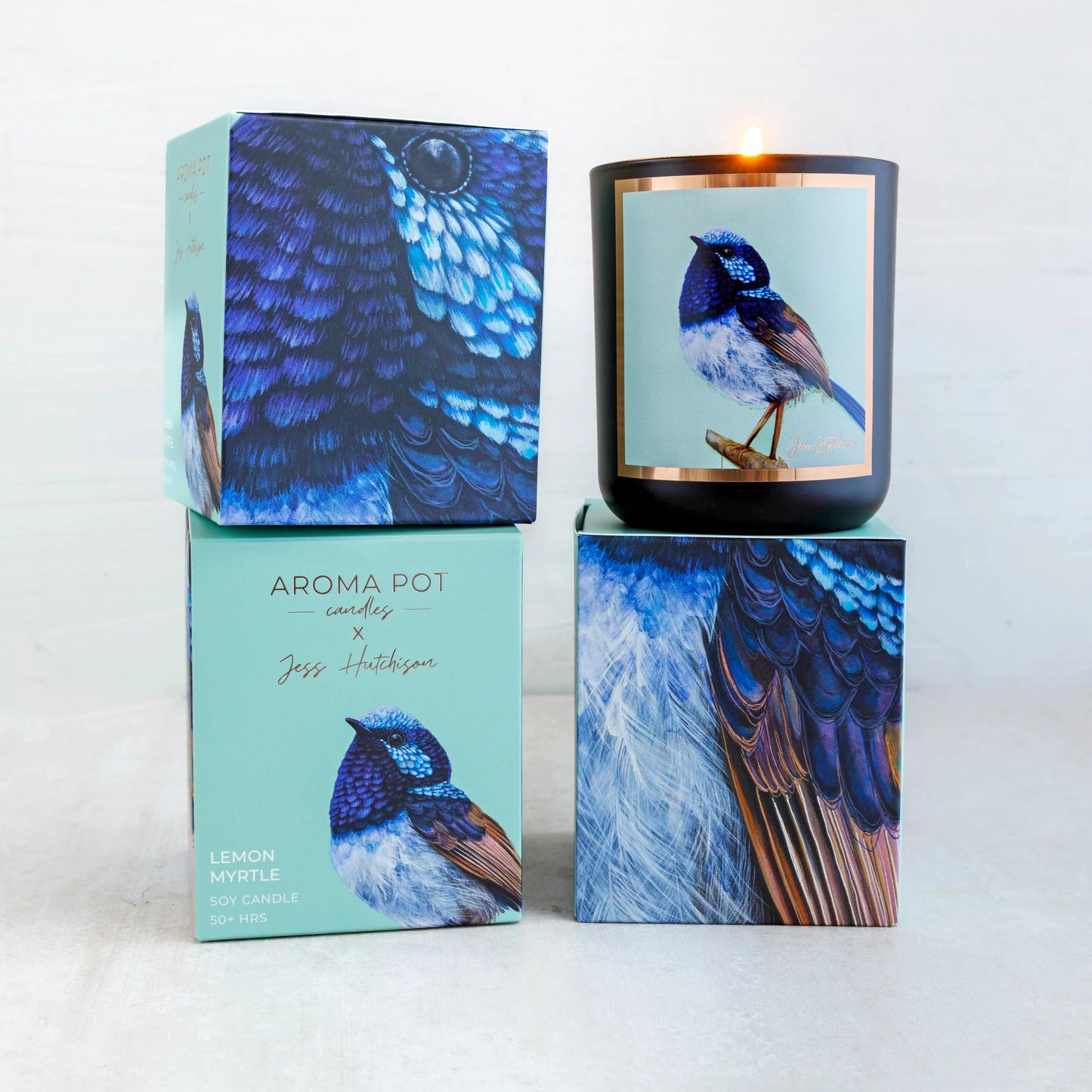 Aroma Pot Candle - Lemon Myrtle (Fairy Wren)