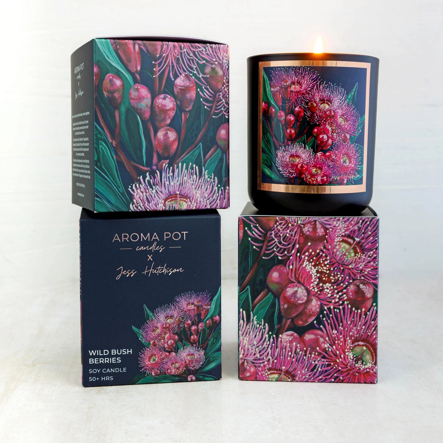 Aroma Pot Candle - Wild Bush Berries (Flowering Gum)