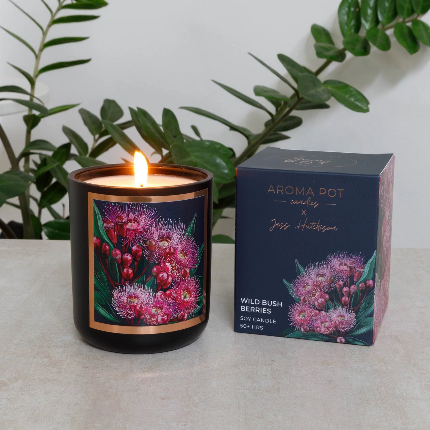 Aroma Pot Candle - Wild Bush Berries (Flowering Gum)