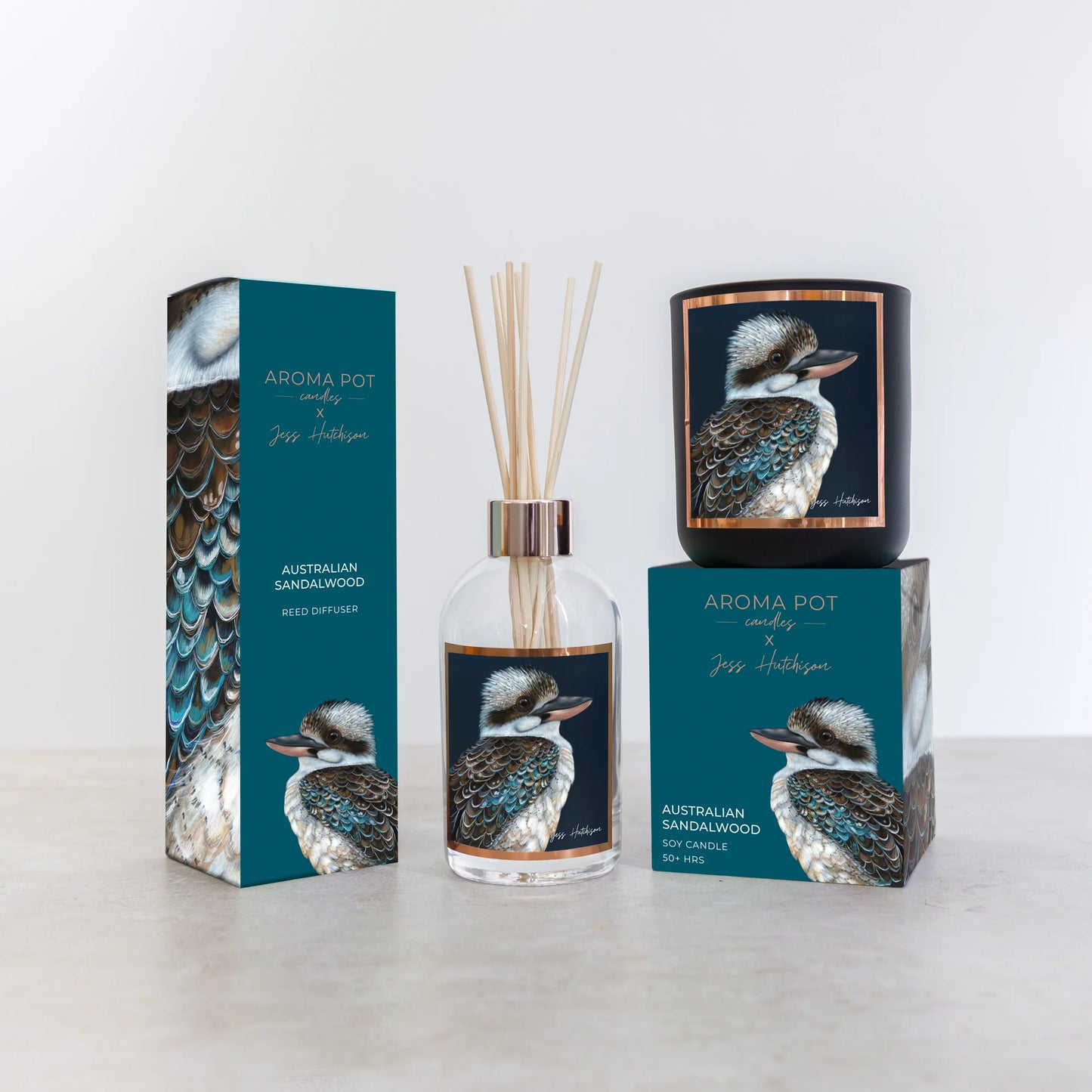 Aroma Pot Candle - Australian Sandalwood (Kookaburra)