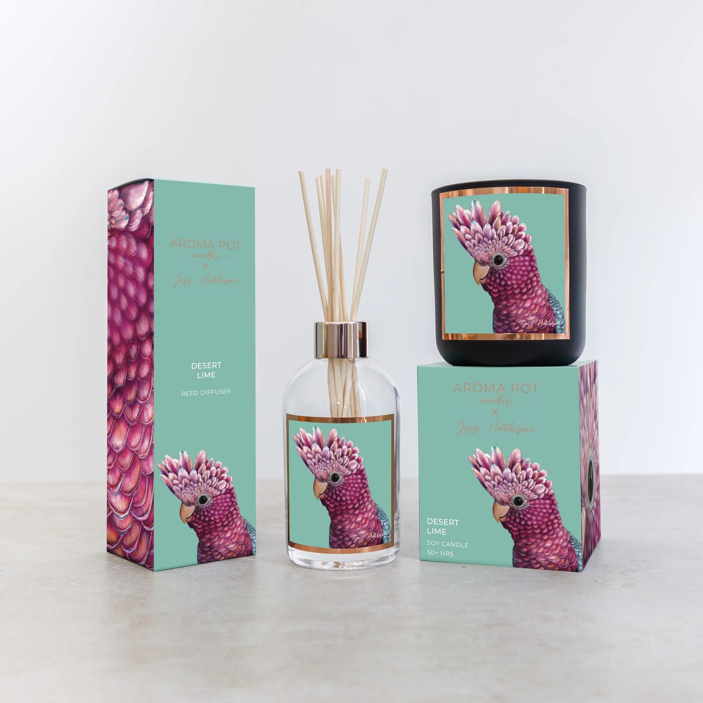 Aroma Pot Candle - Desert Lime (Galah)