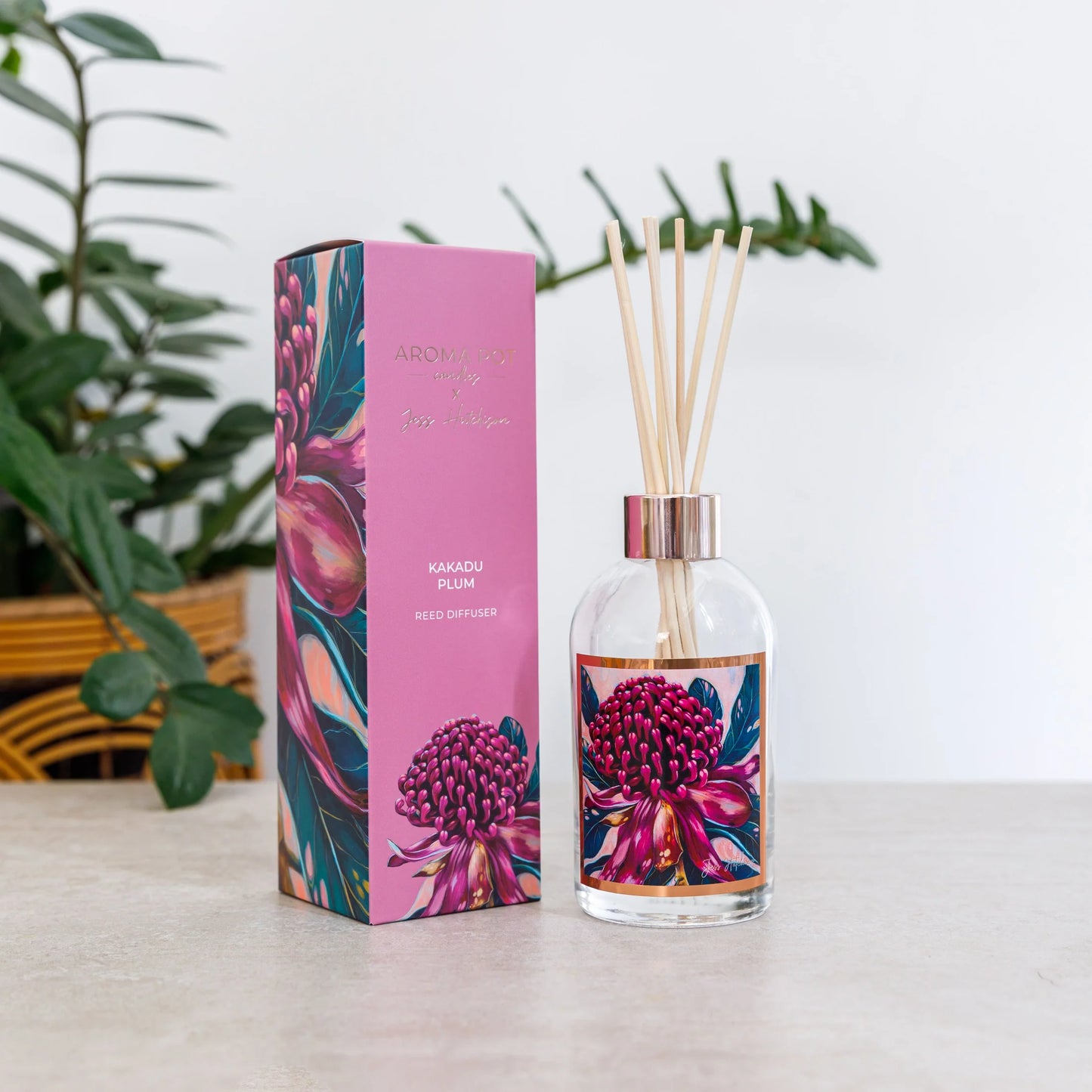 Aroma Pot Diffuser - Kakadu Plum (Waratah)