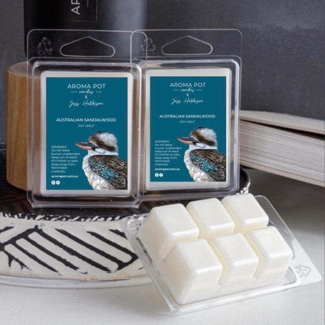 Aroma Pot Soy Melts - Australian Sandalwood (Kookaburra)