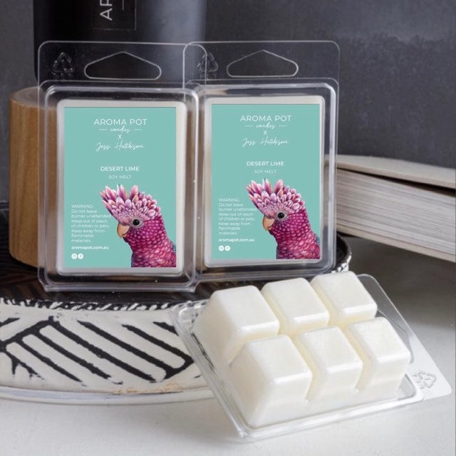 Aroma Pot Soy Melts - Desert Lime (Galah)