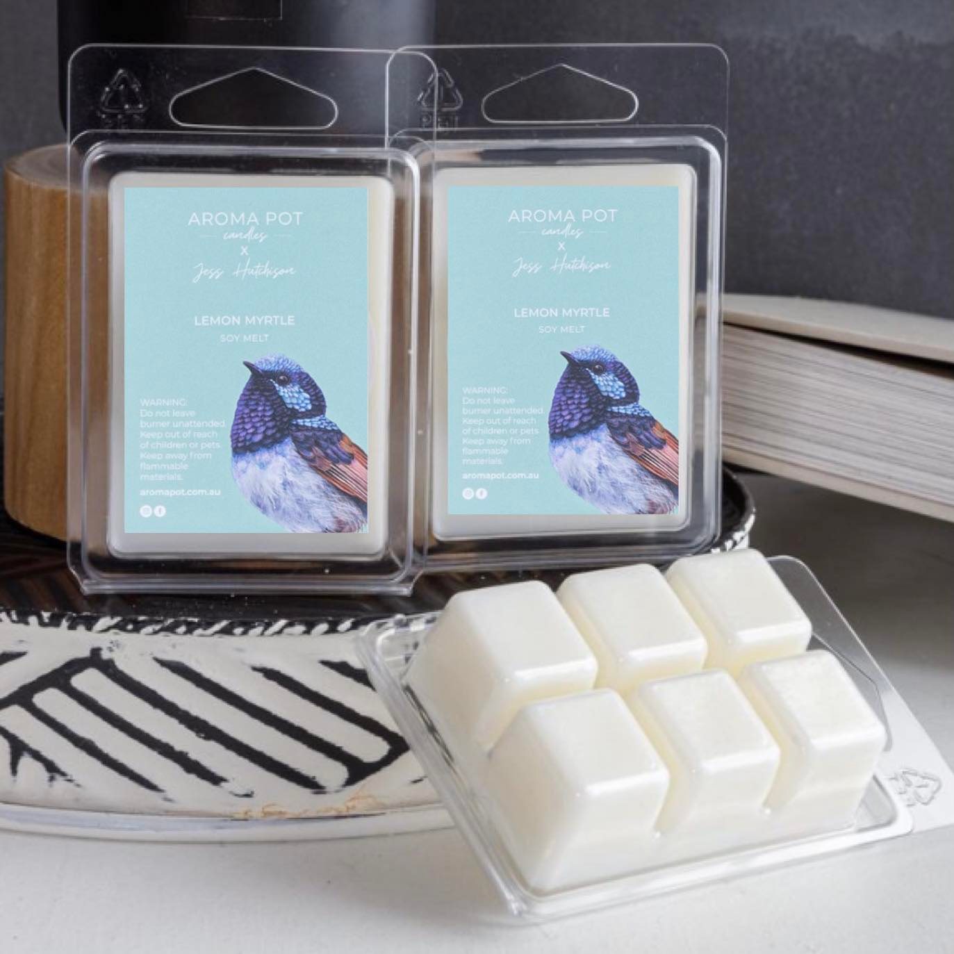 Aroma Pot Soy Melts - Lemon Myrtle (Fairy Wren)