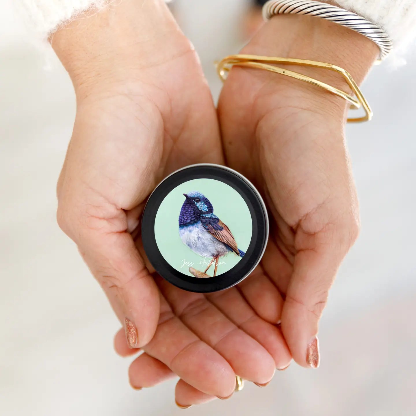 Aroma Pot Mini Tin Candle - Lemon Myrtle (Fairy Wren)