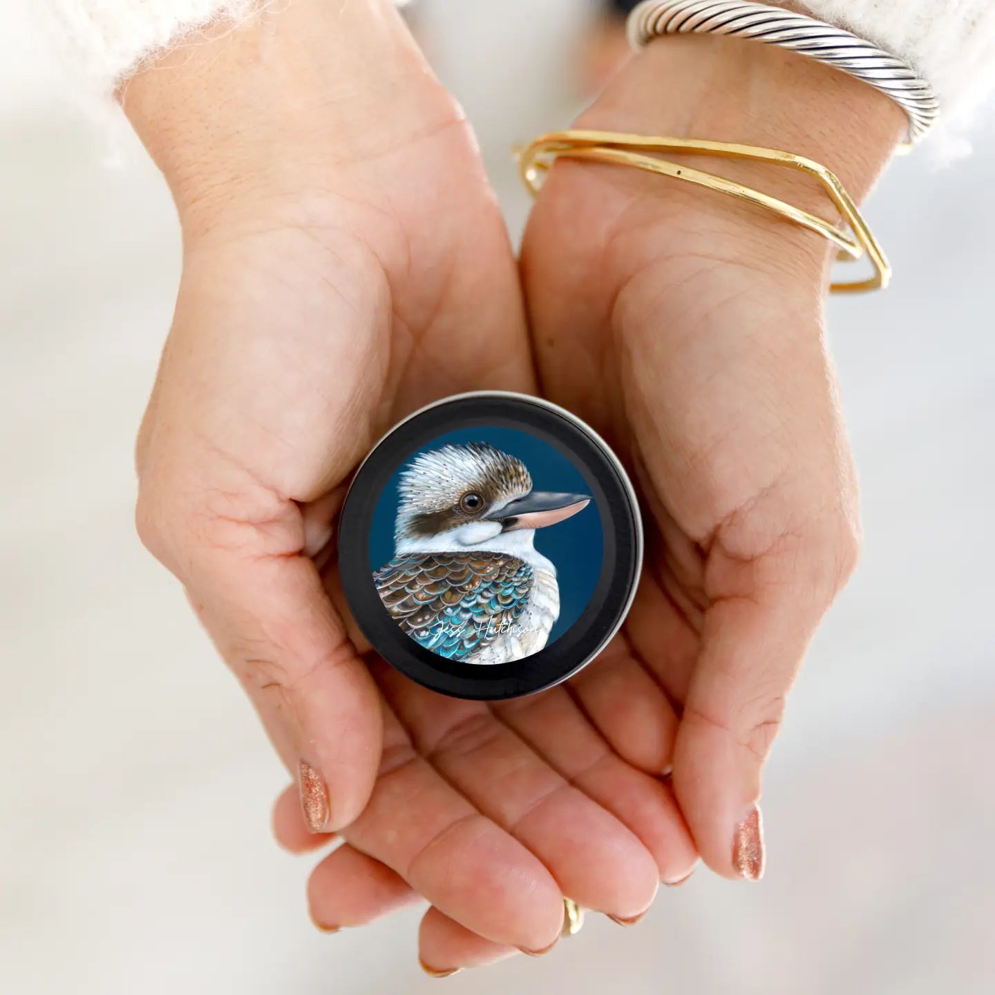 Aroma Pot Mini Tin Candle - Australian Sandalwood (Kookaburra)
