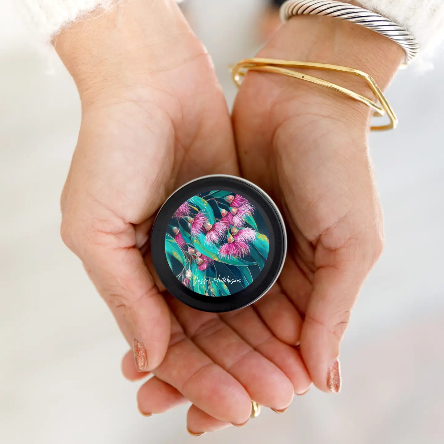 Aroma Pot Mini Tin Candle - Australian Bush (Flowering Gumnuts)