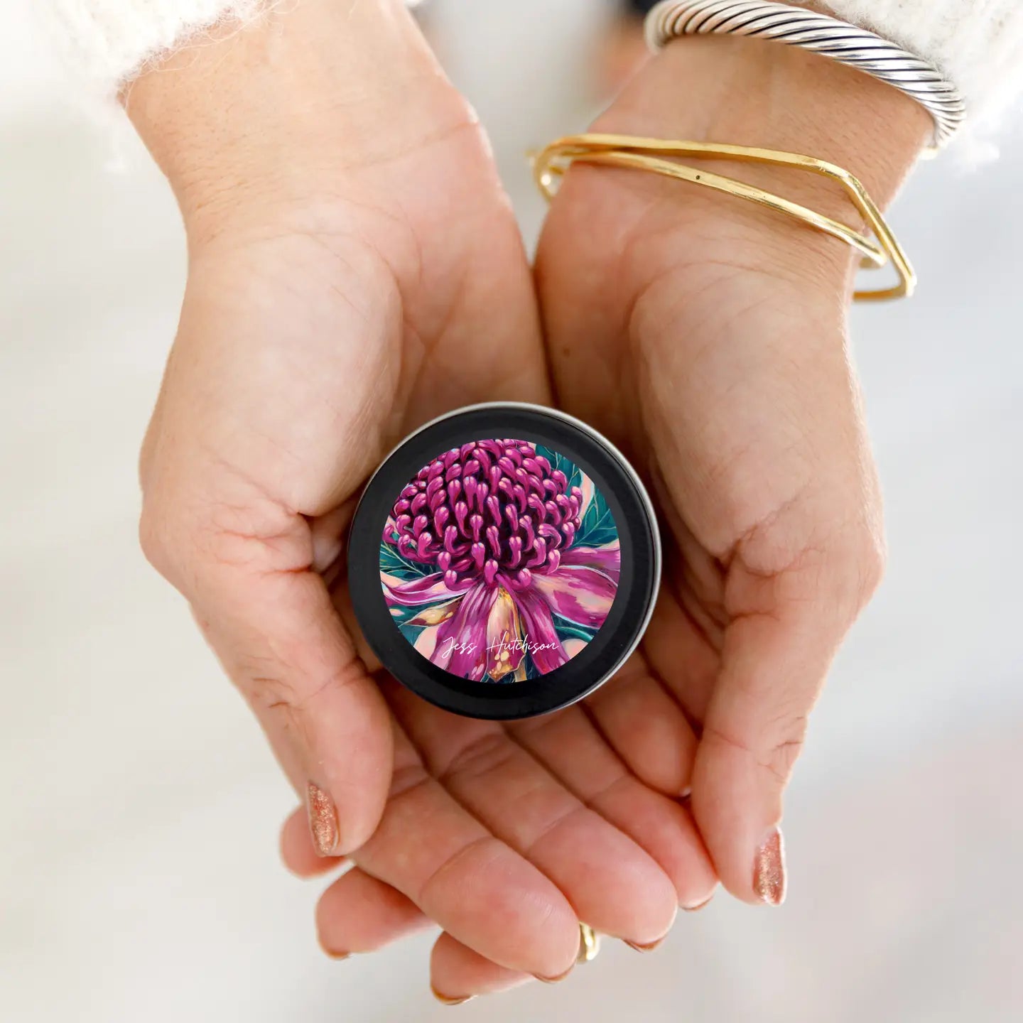 Aroma Pot Mini Tin Candle - Kakadu Plum (Waratah)