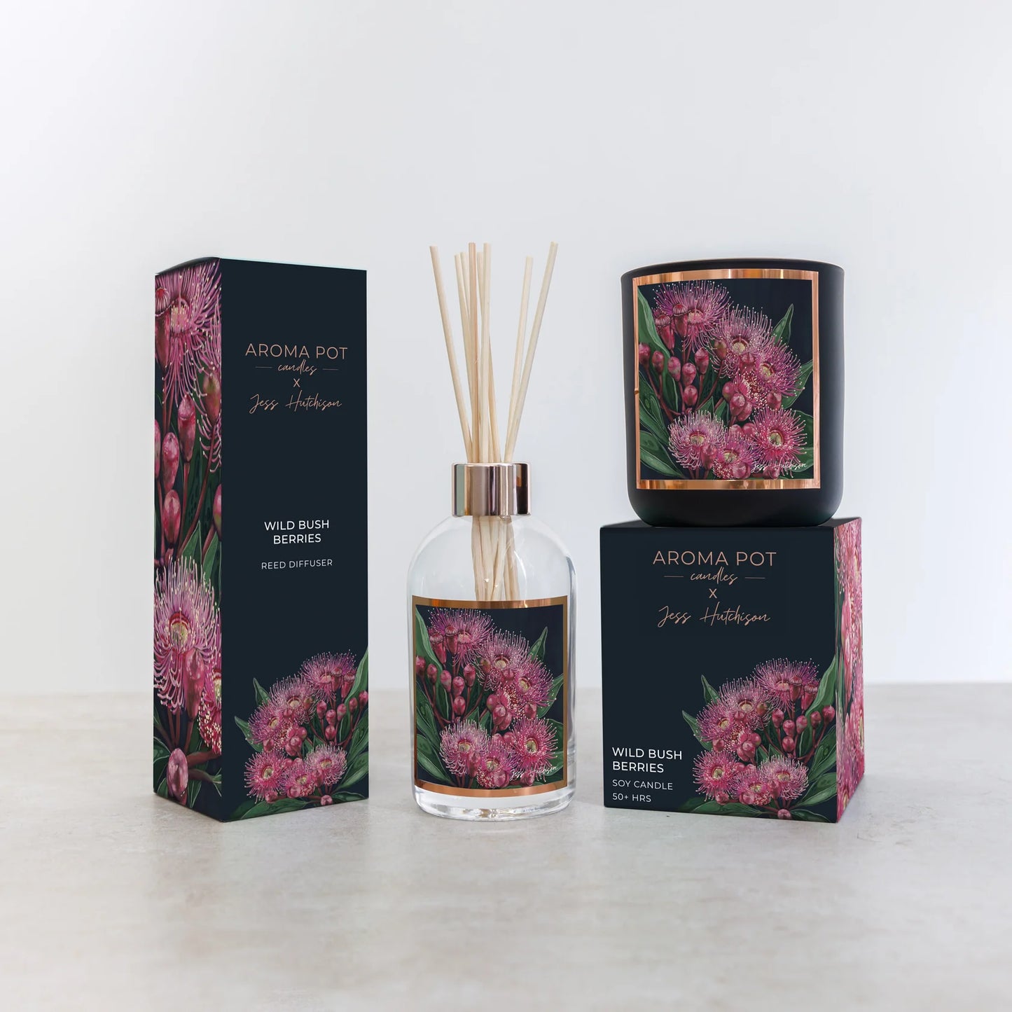 Aroma Pot Candle - Wild Bush Berries (Flowering Gum)