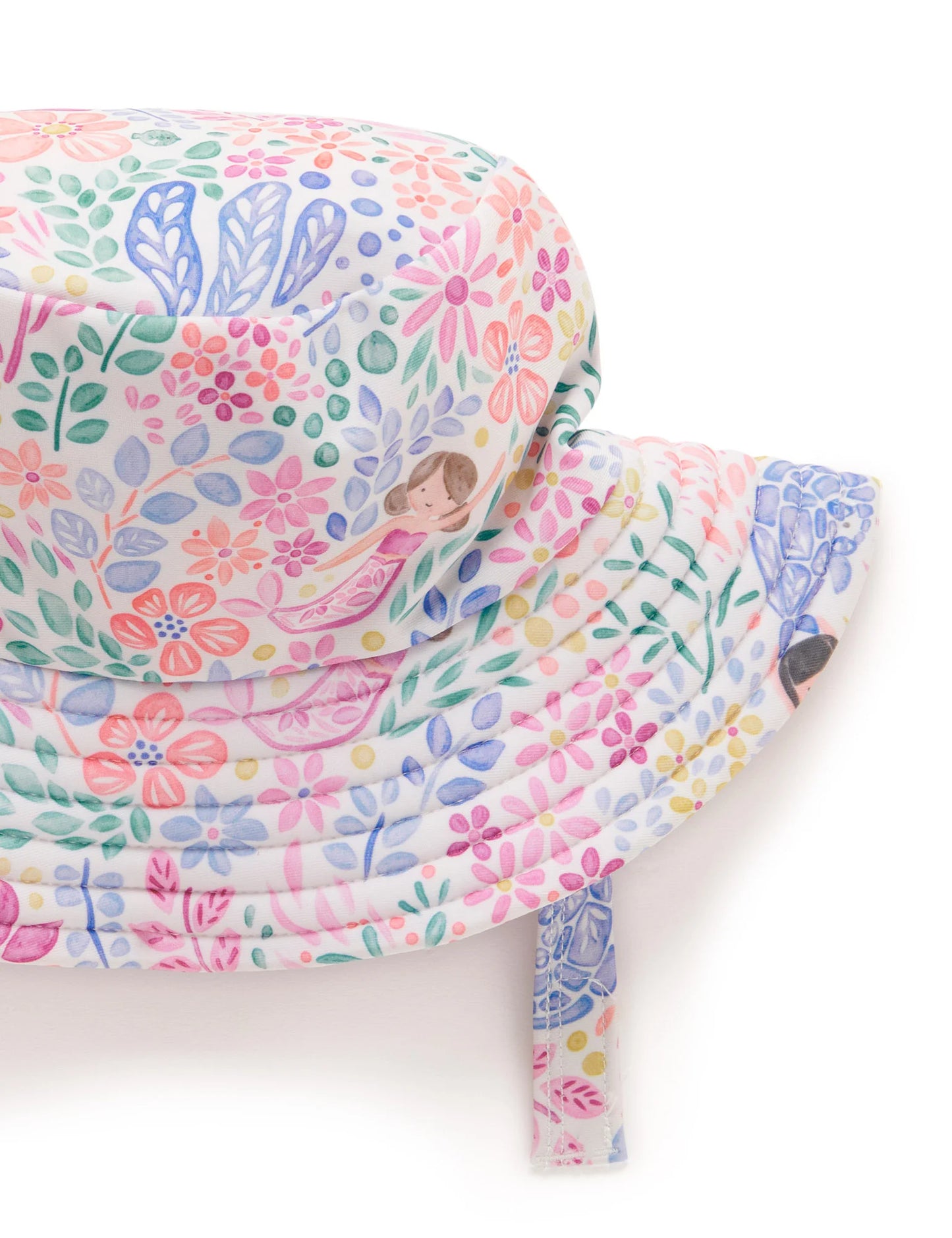 Mermaid Broad Brim Swim Hat