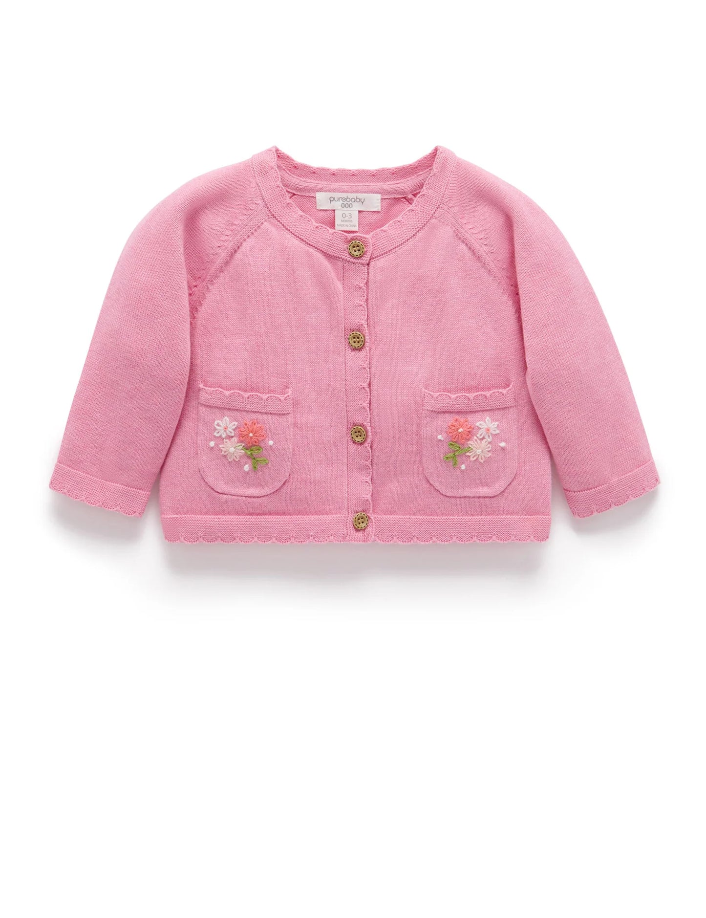 Seaside Embroidered Cardigan