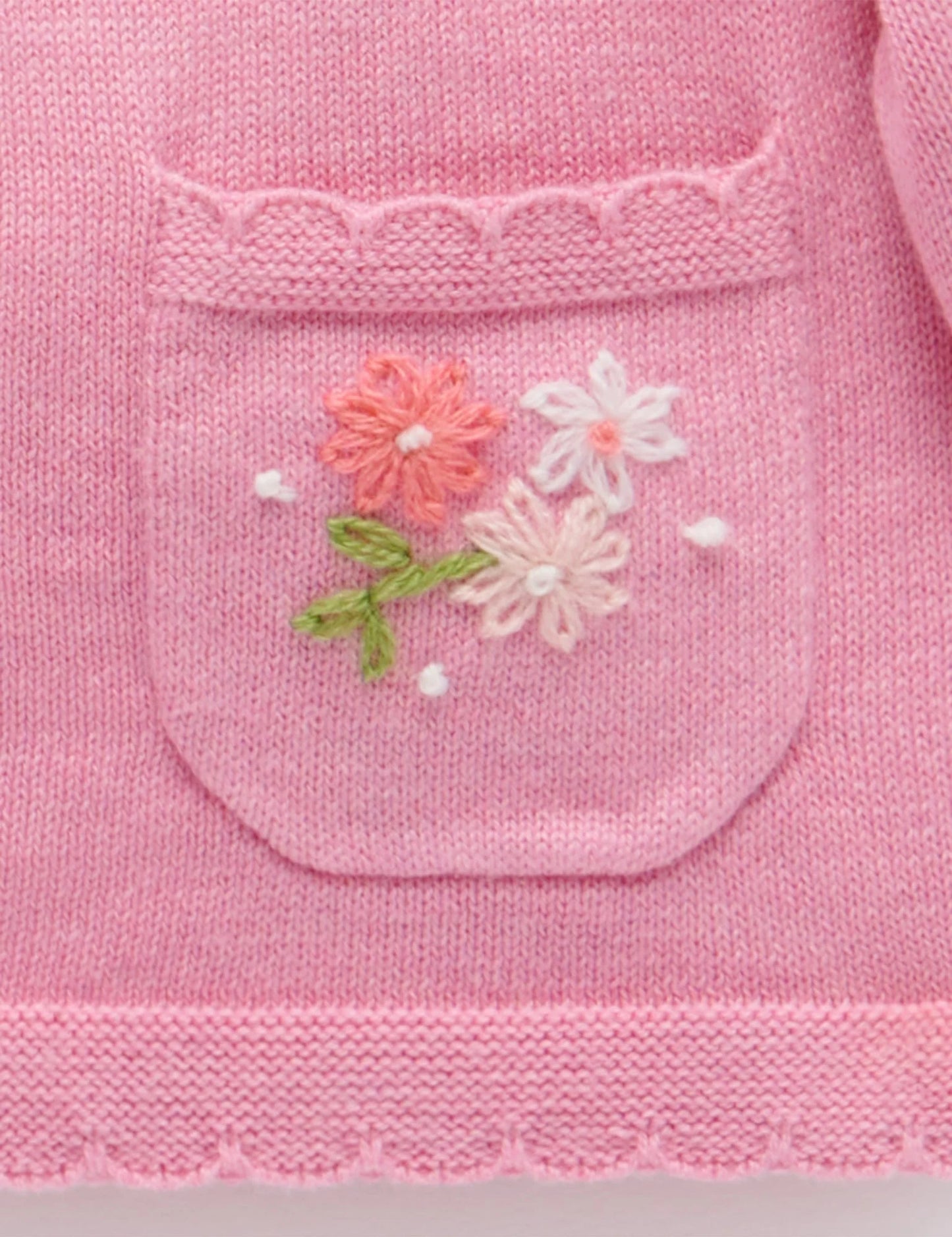 Seaside Embroidered Cardigan