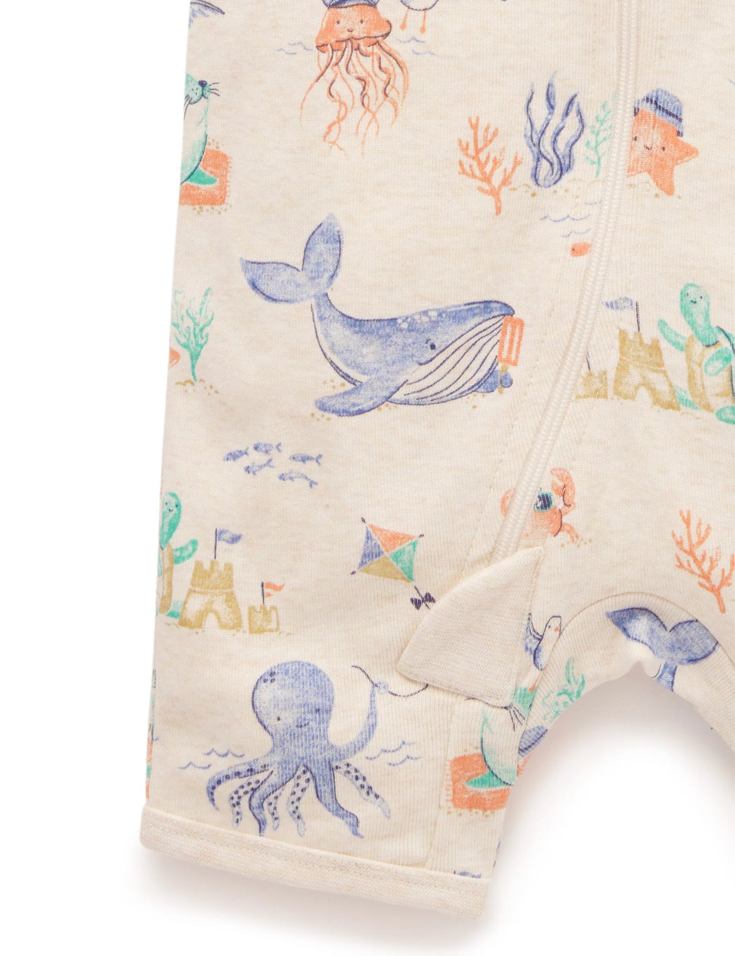 Splish Splash Short Sleeve Sleep Growsuit