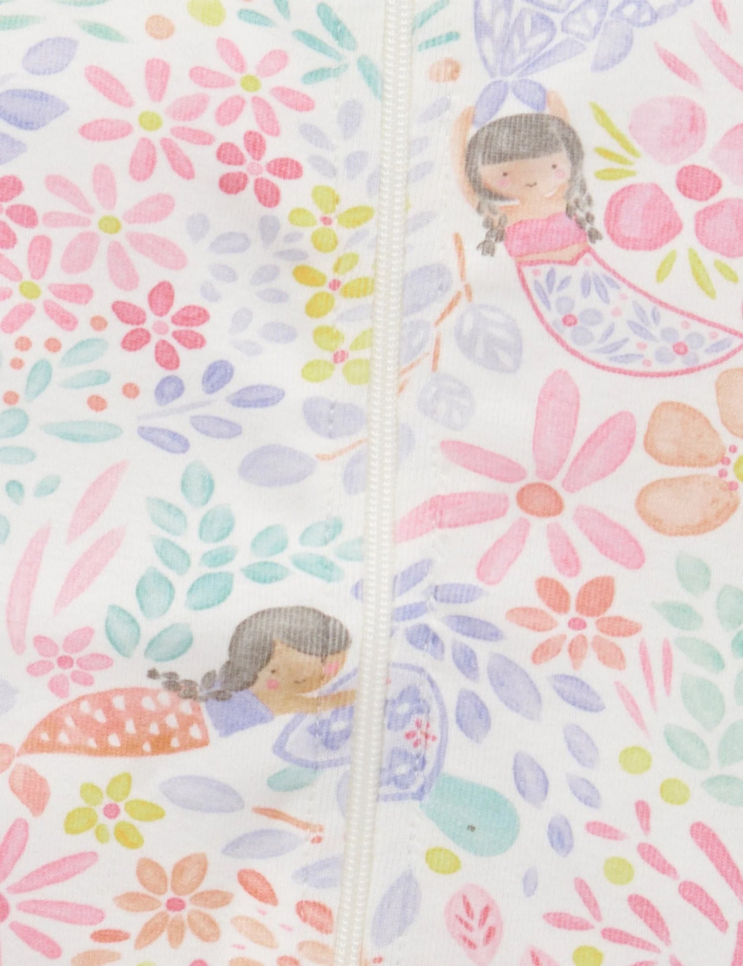 Sea Garden Short Sleeve Sleep Growsuit