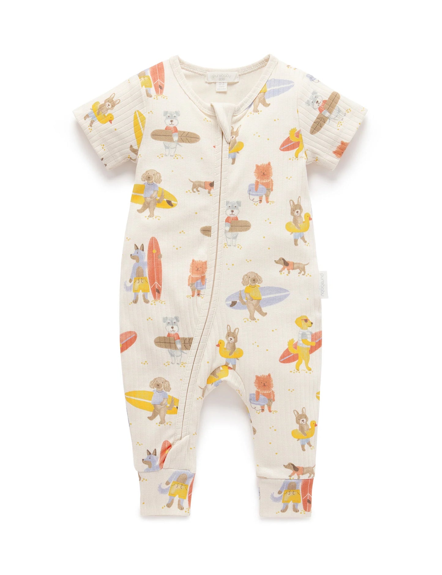 Surfing Dogs Rib Zip Growsuit