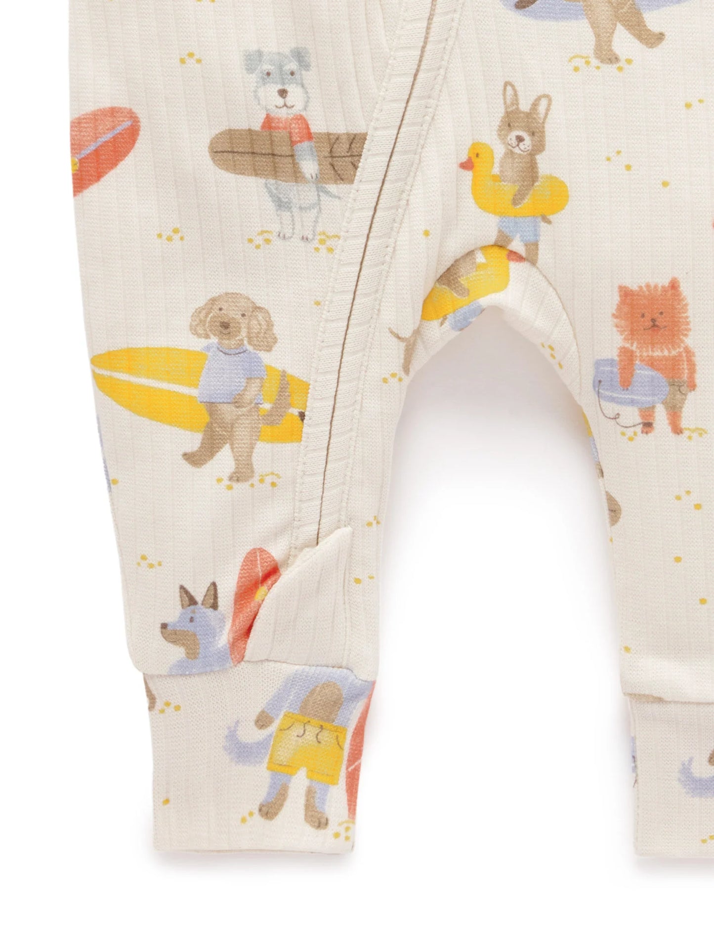 Surfing Dogs Rib Zip Growsuit