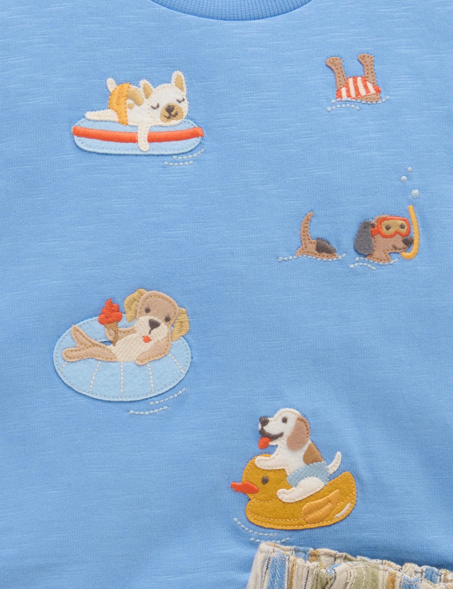 Floating Puppies Tee & Shorts Set