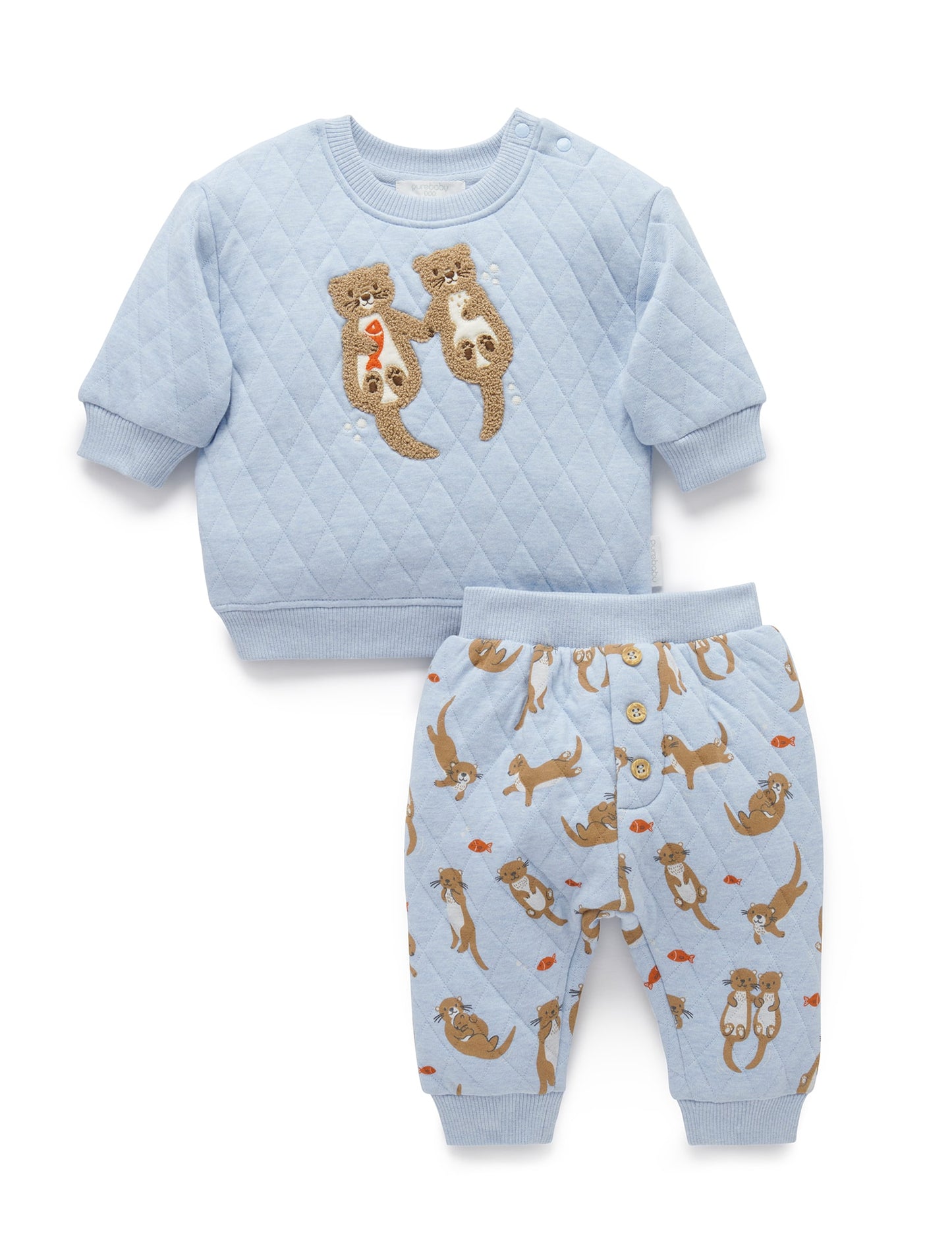 Otter Quilted Track Set