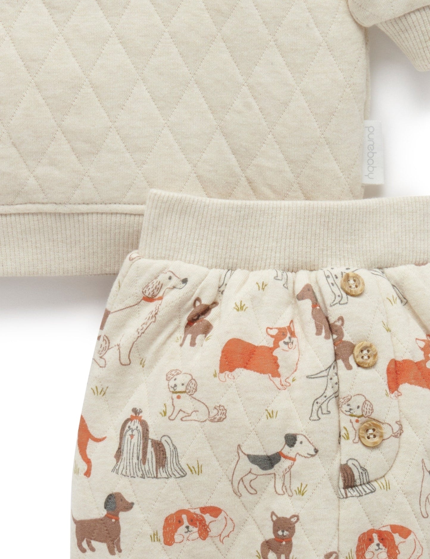 Doggy Quilted Track Set