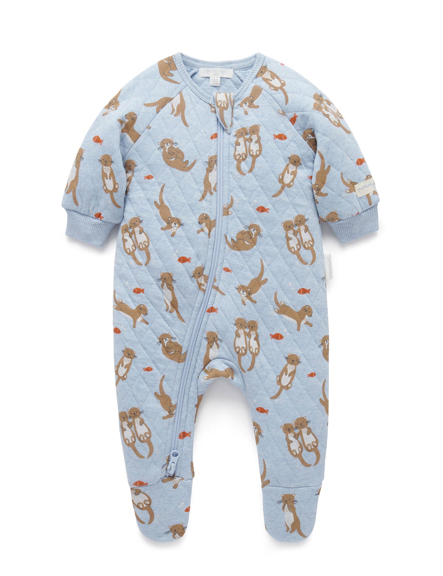 Otter Quilted Growsuit